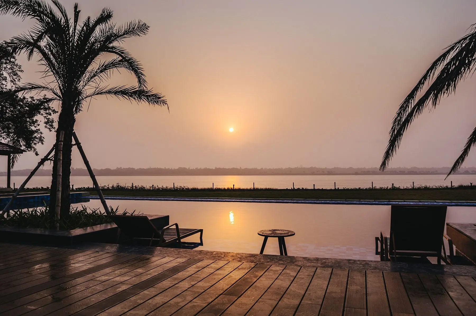 The deck at first light