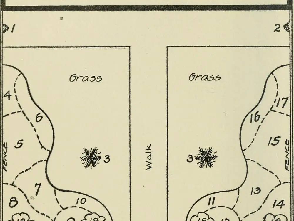 Garden layout plan